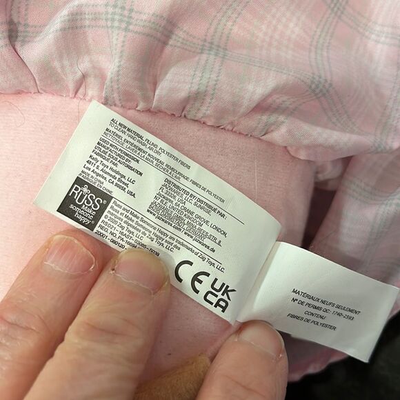 RUSS Cuddle & Co SOPHIE School Girl Pink Brown 12" Soft Plush Doll Plaid… - Picture 4 of 4